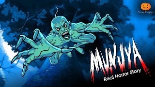 Munjya Horror Story  Scary Pumpkin  Hindi Horror Stories  Animated Stories [upl. by Noremac]