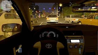 City Car Driving  Toyota Camry  Night Drive [upl. by Daveen]