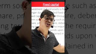 fixed capital  financial management  Class 12 BST shorts cbseboard2023 cbse cbseclass12 [upl. by Aiynat]