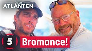 En bromance växer mellan Anders Öfvergård och Gurra när seglet rivs sönder  Över Atlanten  Kanal 5 [upl. by Ferneau94]