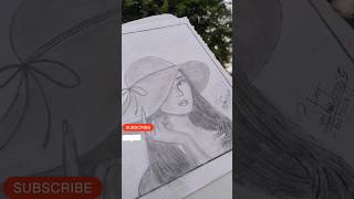 Girl drawing ❤️🔥💫🌟  how to draw a girl  how to draw  shorts drawing trending viral girl art [upl. by Cayla]