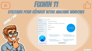 FixWin  utilitaire de réparation gratuit pour Windows [upl. by Demp]