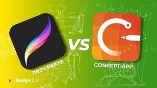 PROCREATE vs CONCEPTS Cuando usarlo para Arquitectura [upl. by Zetnom]