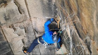 Drytooling in Sandstone MN [upl. by Nailliw]