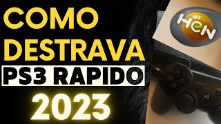 🔴 COMO DESBLOQUEAR O PS3 EM 2023 RÁPIDO E FÁCIL [upl. by Adia]