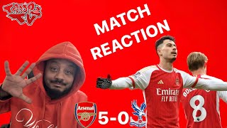 Arsenal 50 Crystal Palace  Troopz Match Reaction  Play Gabriel Jesus As A Winger [upl. by Diamante]