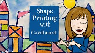 Shape Painting With Cardboard [upl. by Rysler]