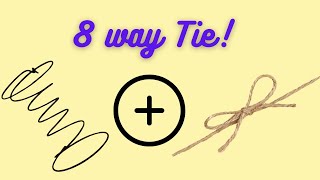 How to Eight Way Tie in Upholstery [upl. by Arrakat]