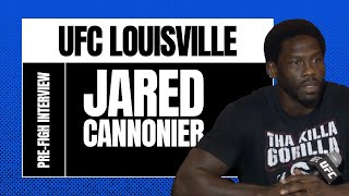 Jared Cannonier full UFC Louisville prefight media day interview [upl. by Ethan]