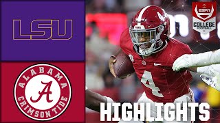 LSU Tigers vs Alabama Crimson Tide  Full Game Highlights [upl. by Aline]