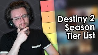 The definitive Destiny 2 Season 123 and expansion tier list [upl. by Holland]