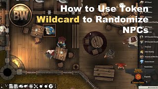 Foundry Quick Tutorial Use Token Wildcard to Easily Randomize Your NPCs [upl. by Eurd]