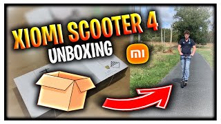 UNBOXING TROTINETTE ELECTRIQUE XIOMI SCOOTER 4 [upl. by Papagena923]