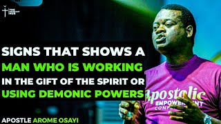 HOW TO KNOW A MAN THAT IS WORKING IN THE FLESH OR IN THE SPIRIT OF GOD  APOSTLE AROME OSAYI prayer [upl. by Terryl]