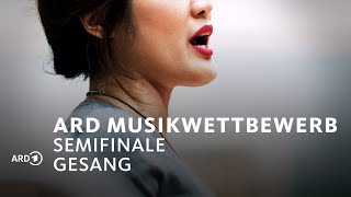 LIVE Semifinale Gesang  ARDMusikwettbewerb [upl. by Scott]