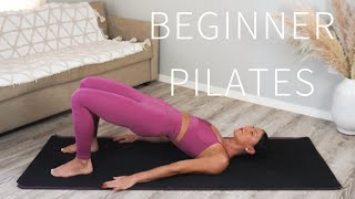 35 MIN FULL BODY PILATES WORKOUT FOR BEGINNERS  No Equipment [upl. by Aldred364]