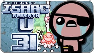 Lets Play THE BINDING OF ISAAC REBIRTH Part 31 Cain Moms Knife amp Dads Leg amp VS ISAAC [upl. by Nilyram]