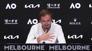 Daniil Medvedev press conference [upl. by Launame]