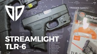 Streamlight TLR6  Unboxing Install amp Impressions  Glock 26 27 33  Light Laser [upl. by Gilles]