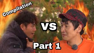 Kwangsoo and Jungkook Fighting Compilation PART 1 Running Man  Hey A [upl. by Edgard]