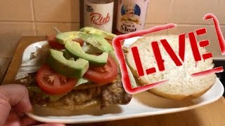 Fried Steak Sandwich  Tortas De Milanesas  Steak Recipe [upl. by Amlev]