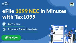 Simplified eFiling  Tax1099s easy eFiling for 1099 NEC [upl. by Ahtekal541]