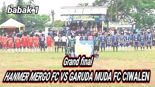 Highlight grand final Hanmer mergo fc vs Garuda muda Ciwalen babak 1 [upl. by Basilio]