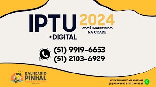 Balneário Pinhal  IPTU 2024 [upl. by Seroled300]