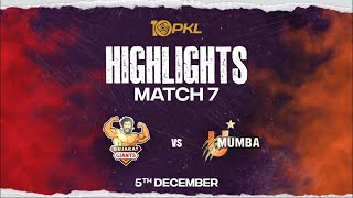 Match Highlights Gujarat Giants vs U Mumba  December 5  Pro Kabaddi Season 10 [upl. by Neala237]