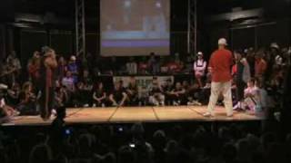 UK BBoy 2007 Solo Battles First Round Menno VS Lilou [upl. by Einiffit]