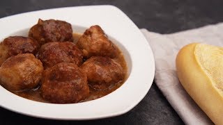 ALBÓNDIGAS EN SALSA rubia  ¡Receta de mi suegra [upl. by Htebazileyram]