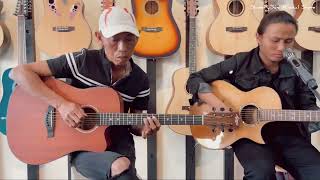 Aiersi brand acoustic guitar duo from solo distributor [upl. by Mcafee]