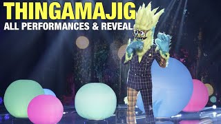 The Masked Singer Thingamajig All Clues Performances amp Reveal [upl. by Yraht134]