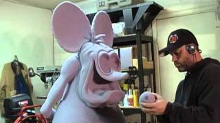 Odd Rodney sculpts Rat Fink Episode 2 [upl. by Ahtnammas]