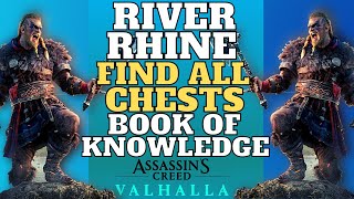 Assassins Creed Valhalla River Rhine Raids All Chests Book of Knowledge Ulfberht Swords Champion [upl. by Estevan]