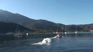 Holidays in Nidri Lefkada Katisma Beach and Waterski [upl. by Fredella184]