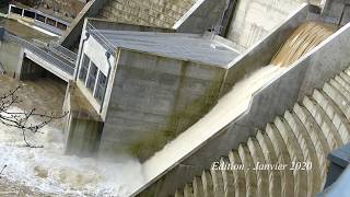 Barrage de Mervent Vendée le 24122019 [upl. by Nnaeus]