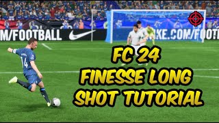 FC 24 Finesse Long Shot Tutorial  100 Accurate [upl. by Clea431]