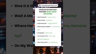 UNGKAPAN BAHASA INGGRIS BIAR JAGO SPEAKING [upl. by Helene]