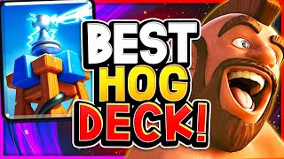 1 BEST HOG CYCLE DECK in the GAME🥇  CLASH ROYALE [upl. by Aiken296]