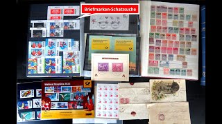 Briefmarken Schatzsuche in der Briefmarkenkiste von Lennart [upl. by Lledyl]