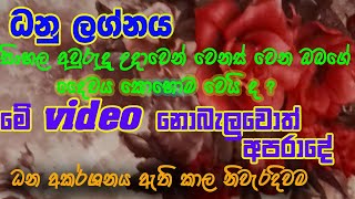 Lagna Palapala Sinhala Awurudu 2024 Dhanu Lagnaya ලග්න පලාපල ධනු ලග්නය [upl. by Azarria258]