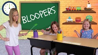 Silly Toy School BLOOPERS with Addy and Maya [upl. by Teodora]