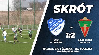 16 kolejka 202324 MKS Myszków  MLKS Znicz Kłobuck 12 [upl. by Grishilde]