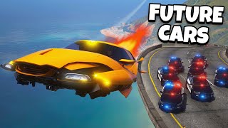 Robbing Banks with Futuristic Cars in GTA 5 RP [upl. by Ynna]