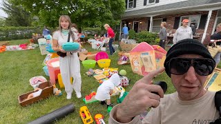 Our Family Adventure To The City Wide Yard Sale [upl. by Llewej]