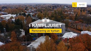 Renovering av Malmi kyrka ventilerad fasad med högkvalitativ Powerwall PIRisolering [upl. by Aropizt]