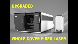 LF3015GA Whole Covered Fiber Laser Metal Cutting Machine Detail [upl. by Mcnalley]