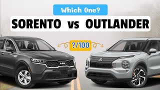 KIA Sorento vs Mitsubishi Outlander 2023  Which one [upl. by Herrera615]