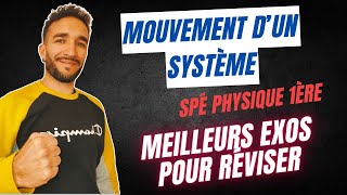 RÉVISE TON CONTROLE SUR MOUVEMENT DUN SYSTEME 1ERE SPE PHYSIQUE AVEC CETTE SERIE DEXO CORRIGÉS 🎯 [upl. by Powers]